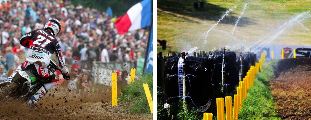 Grand Prix de France 2013 Moto Club d’Ernée balisage spécifique Track Markers par C PLAST